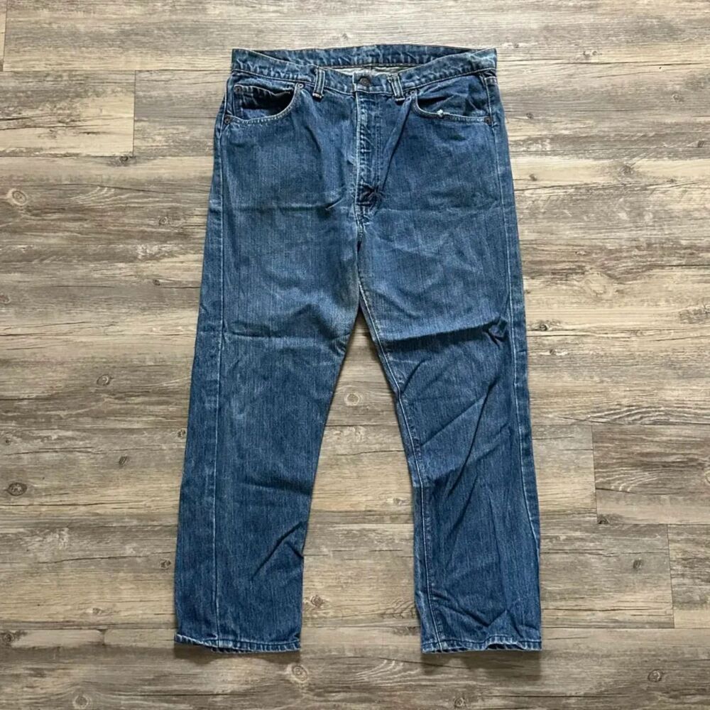 Vintage 70s Levi's Red Tab 505XX Denim Jeans Size 34x27